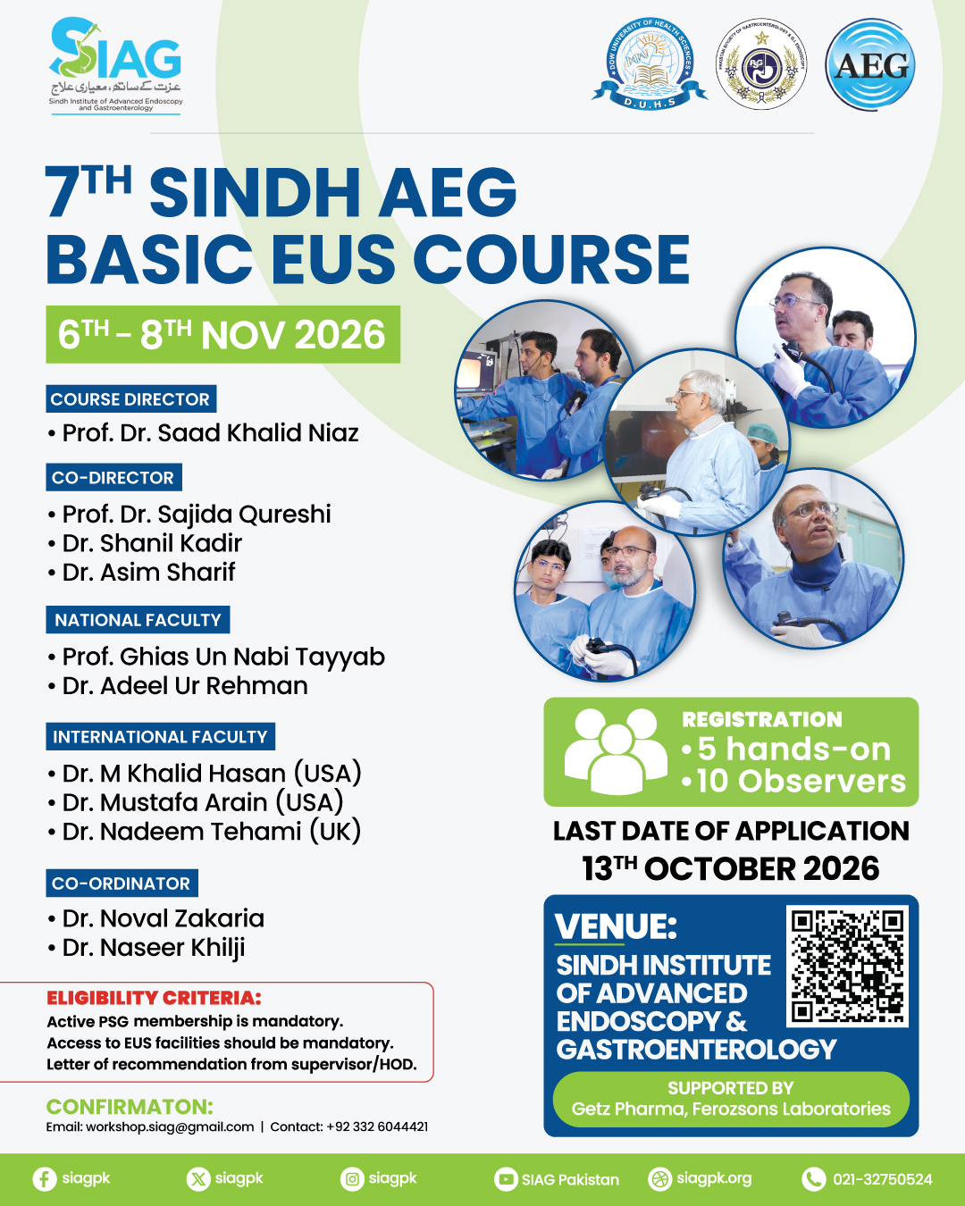 7th Sindh AEG Basic EUS Course event post